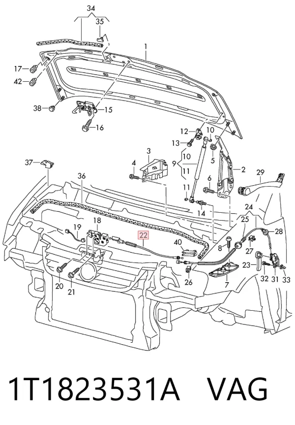  1T1823531A VAG