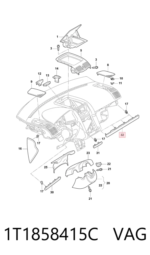  1T1858415C VAG