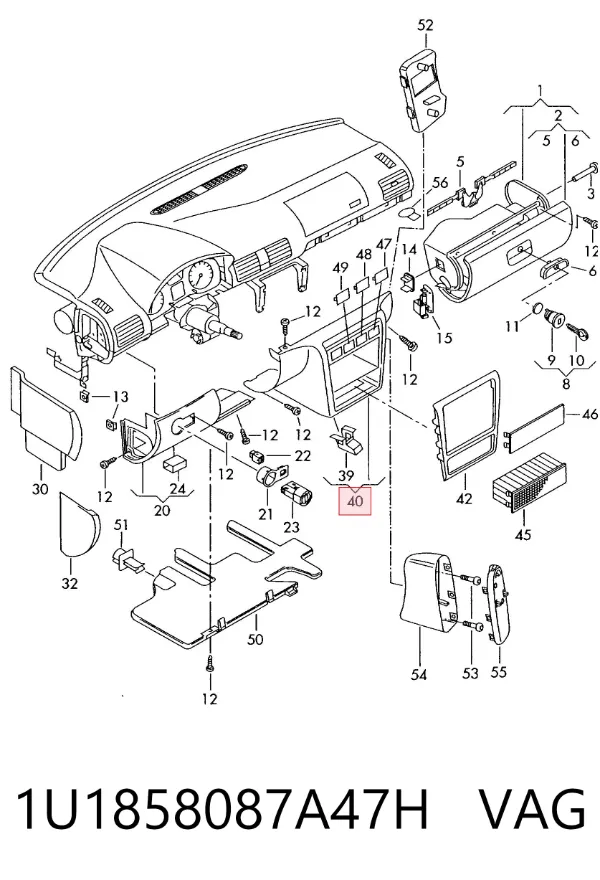  1U1858087A47H VAG