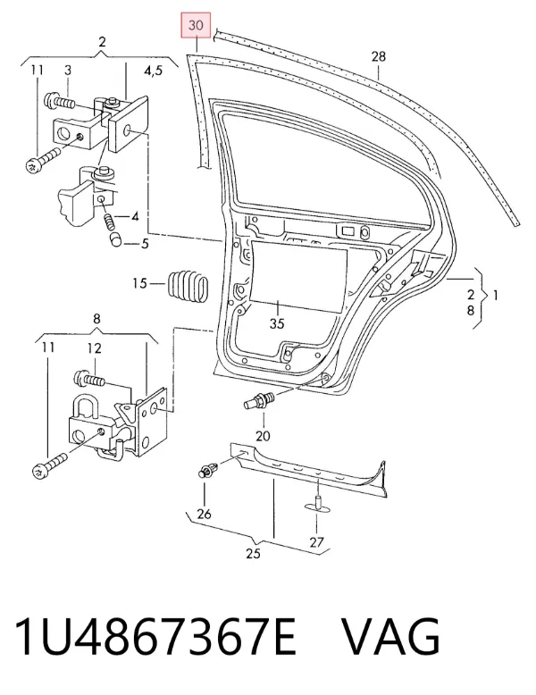  1U4867367E VAG