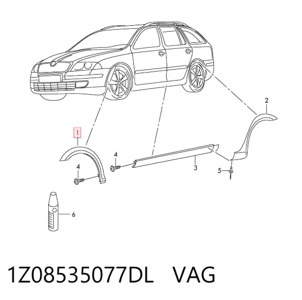  1Z08535077DL VAG