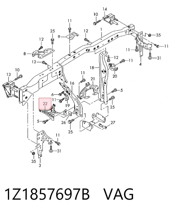  1Z1857697B VAG