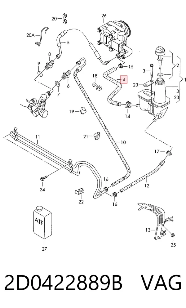  2D0422889B VAG