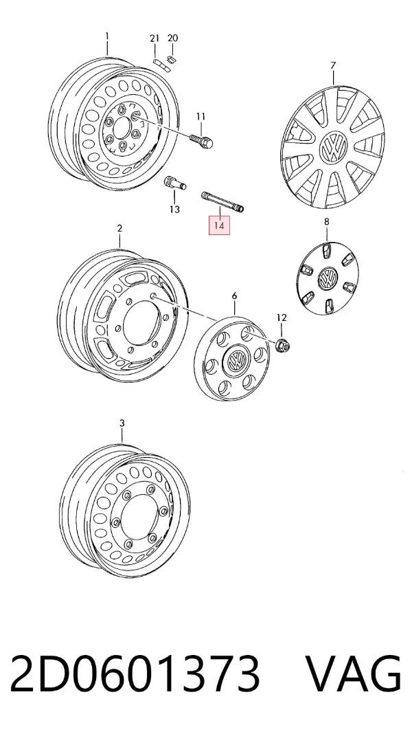  2D0601373 VAG