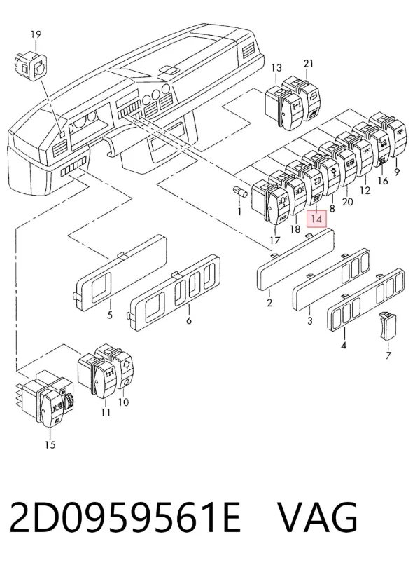  2D0959561E VAG