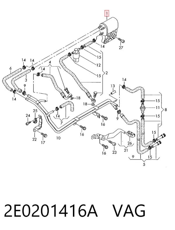  2E0201416A VAG