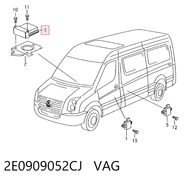  2E0909052CJ VAG