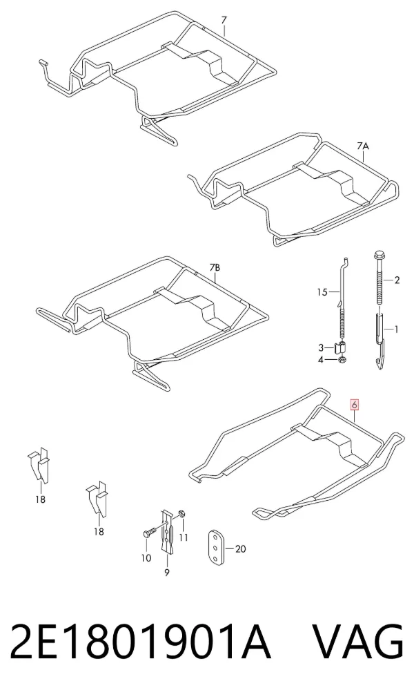  2E1801901A VAG