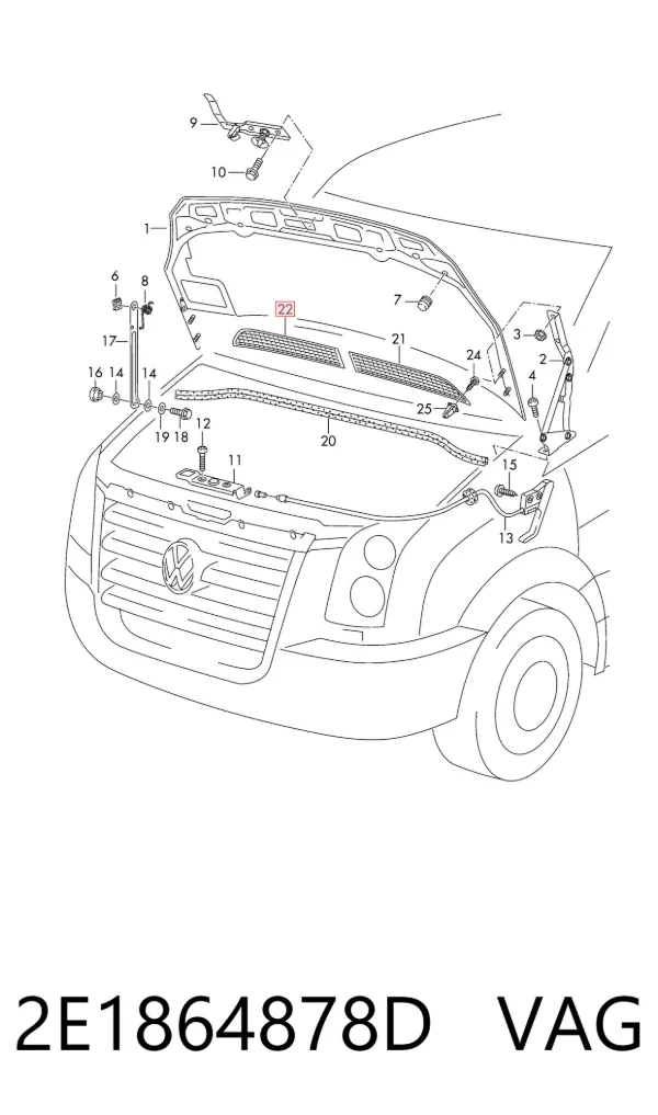  2E1864878D VAG