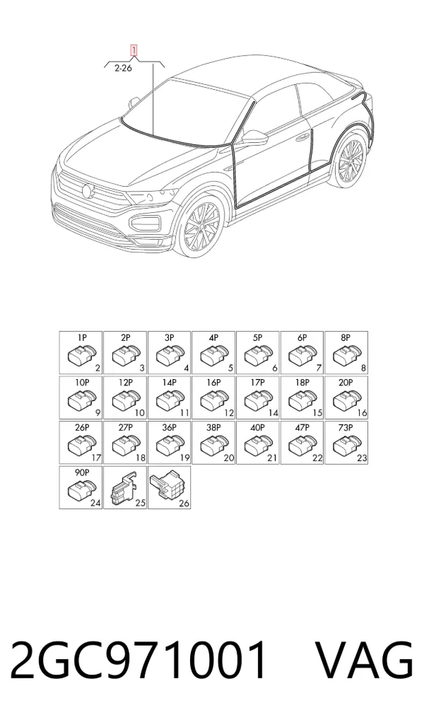 2GC971001 VAG