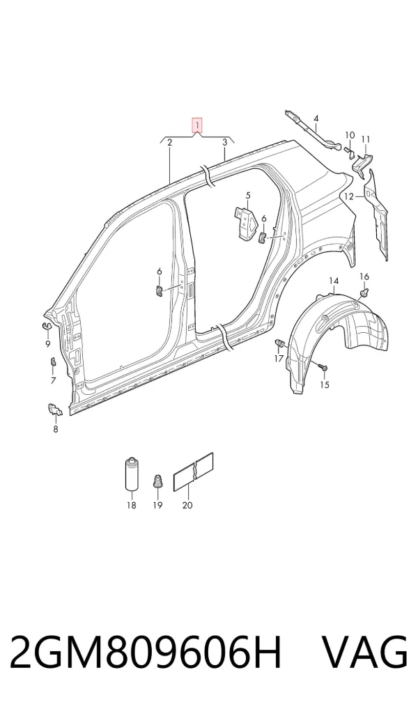  2GM809606H VAG