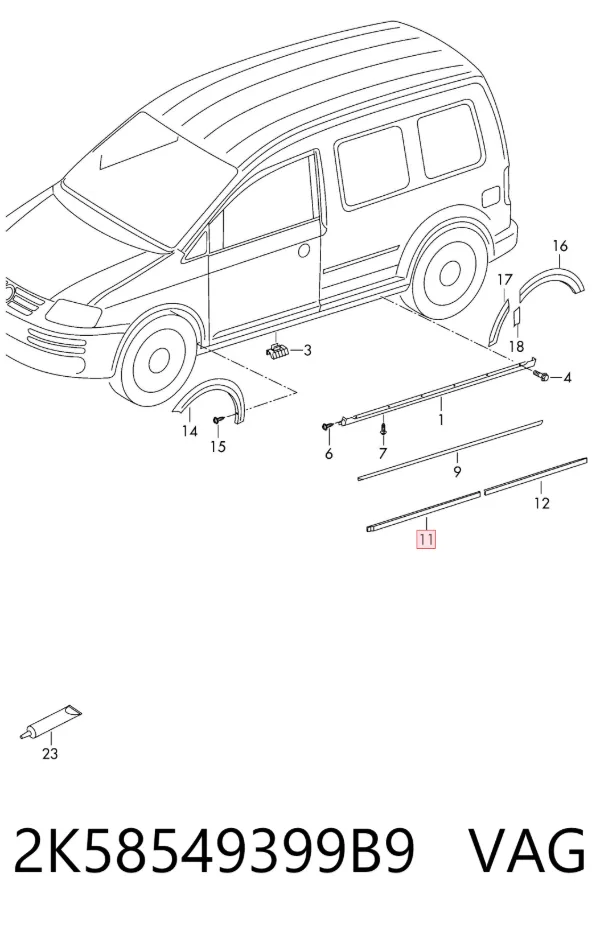  2K58549399B9 VAG