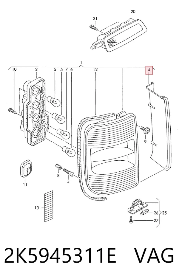  2K5945311E VAG