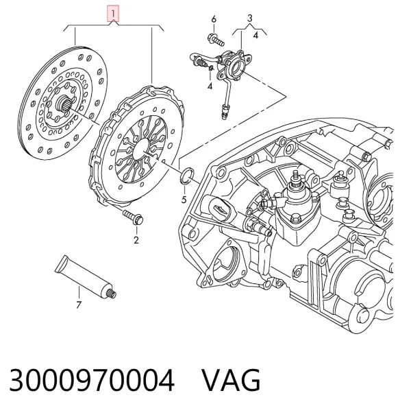 Зчеплення 3000970004 VAG