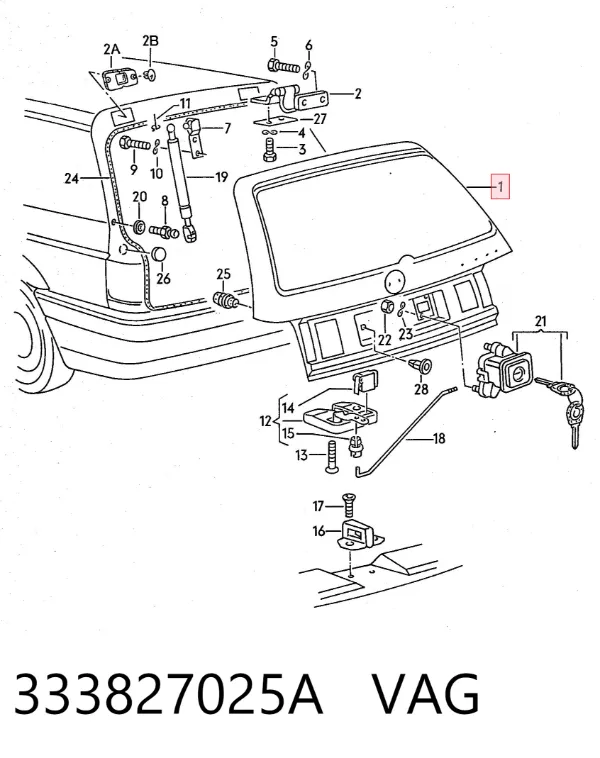 Ляда Volkswagen Passat B3, B4