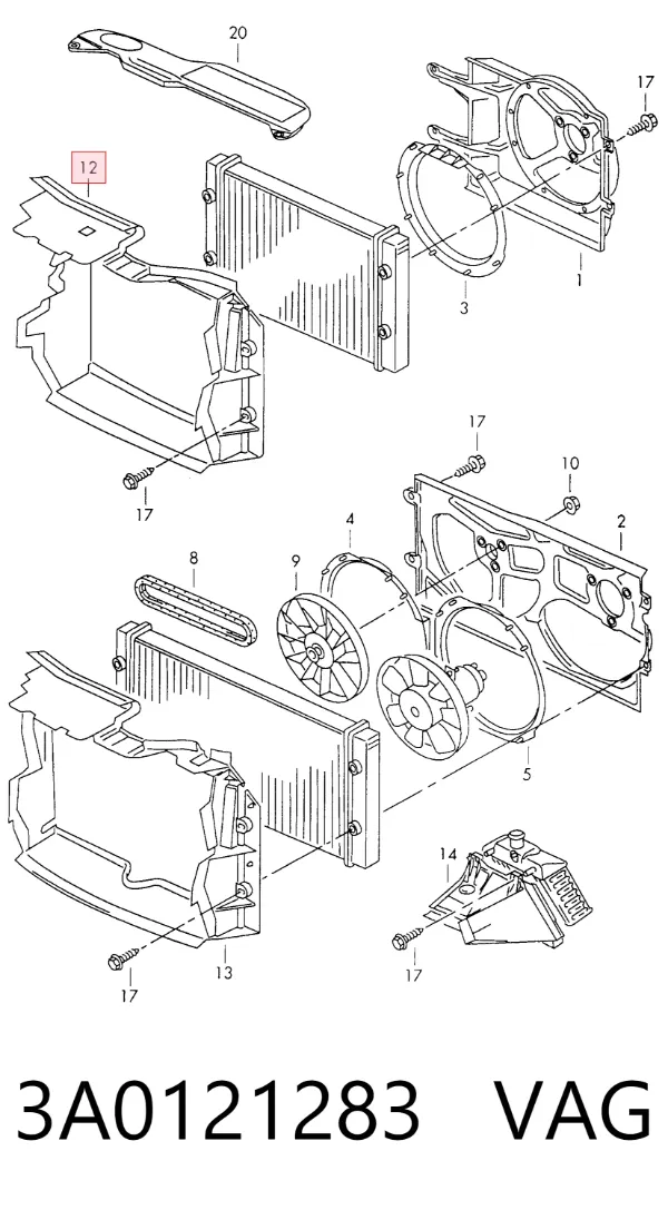  3A0121283 VAG