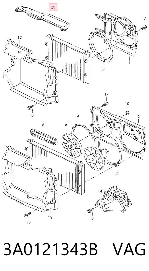  3A0121343B VAG
