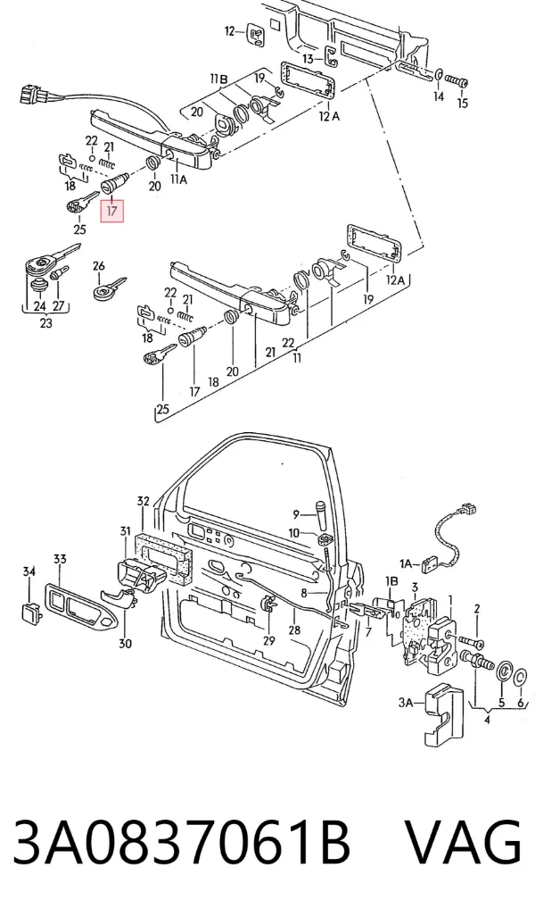  3A0837061B VAG