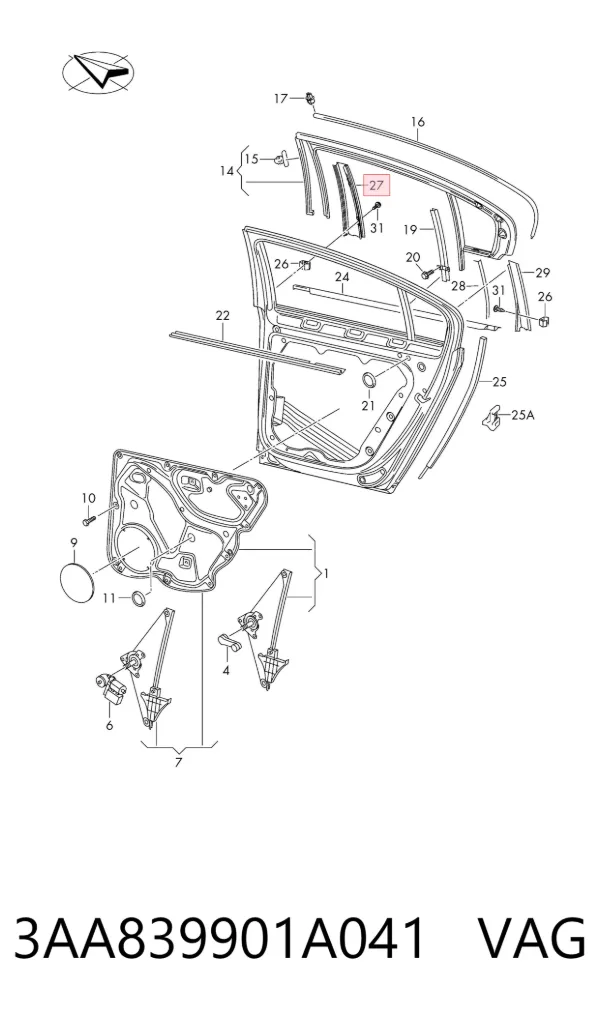  3AA839901A041 VAG