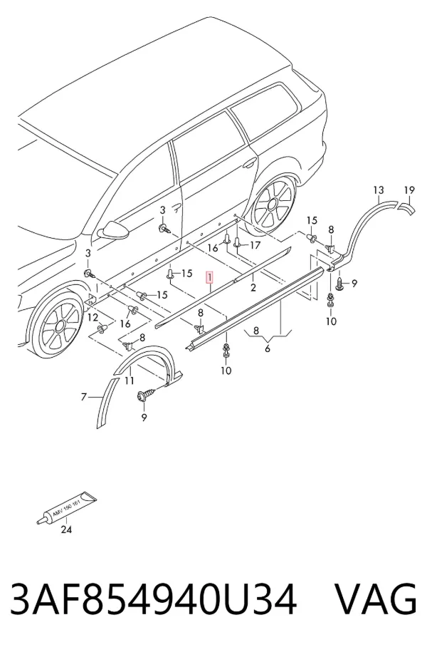  3AF854940U34 VAG