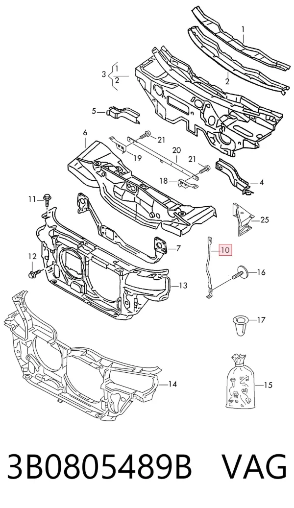  3B0805489B VAG