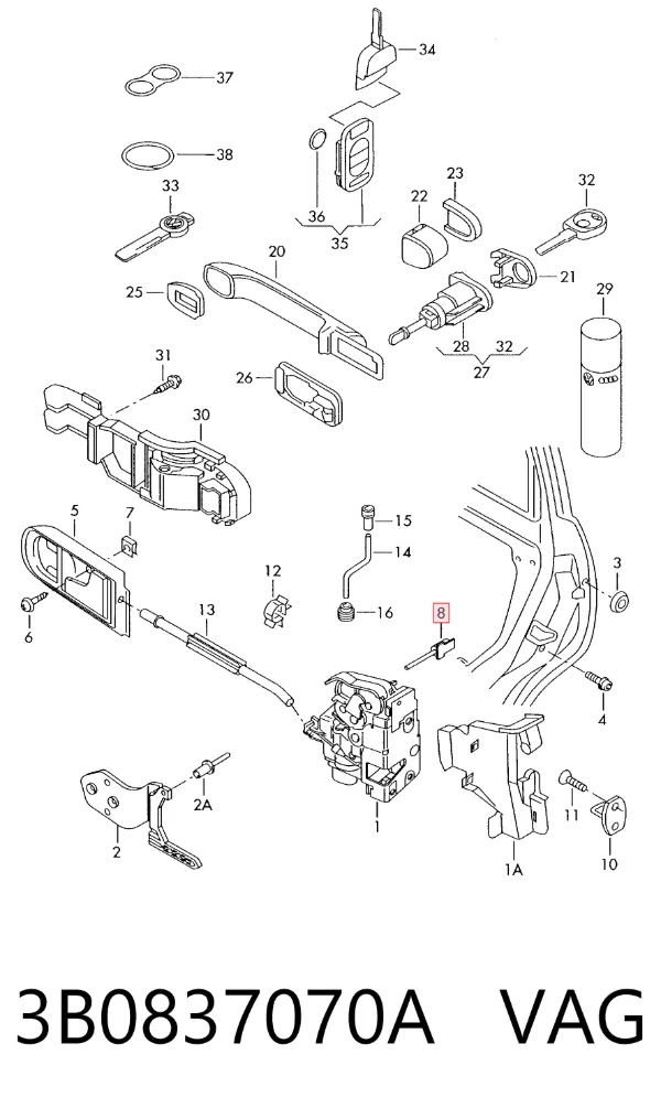  3B0837070A VAG