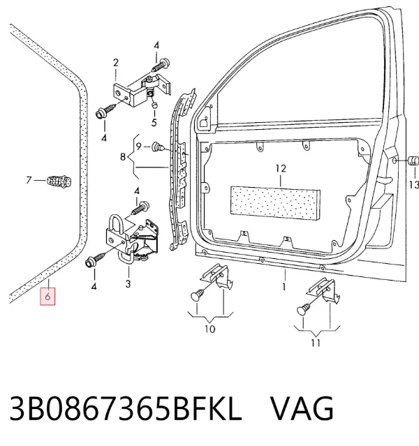  3B0867365BFKL VAG