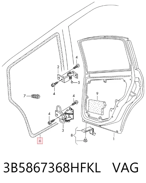  3B5867368HFKL VAG