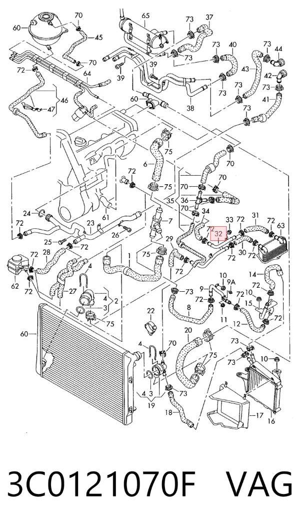  3C0121070F VAG