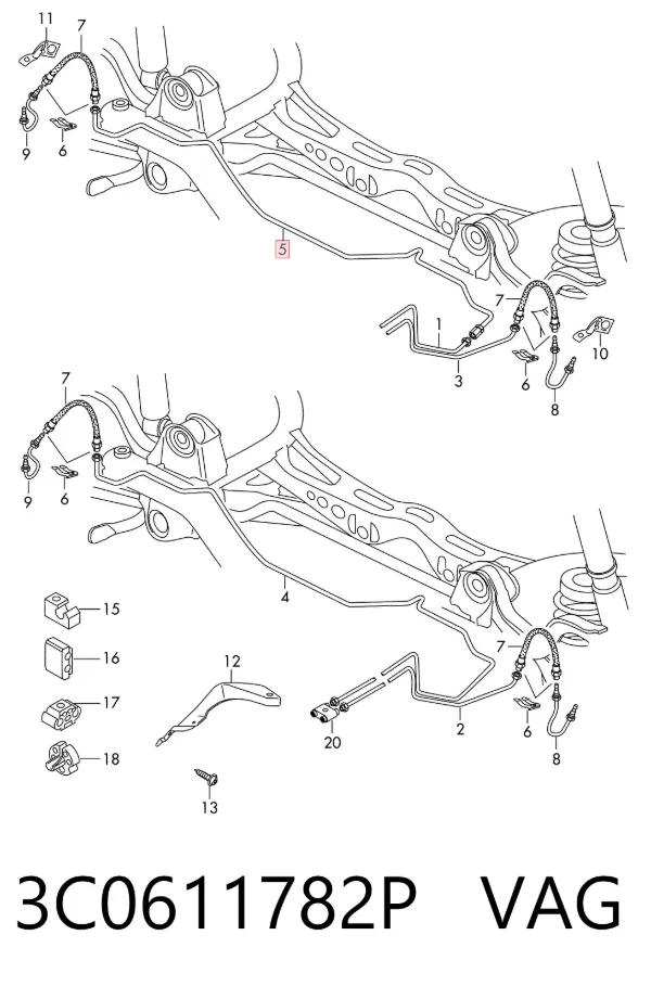  3C0611782P VAG