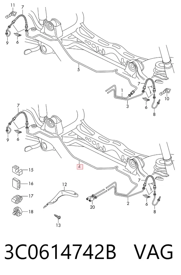  3C0614742B VAG