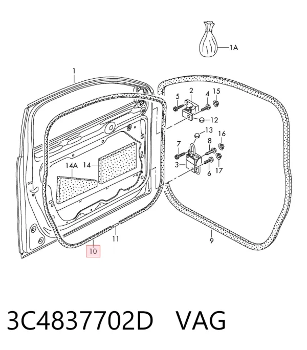  3C4837702D VAG