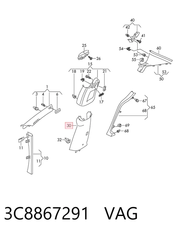  3C8867291 VAG