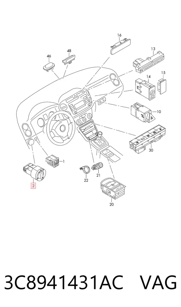  3C8941431AC VAG