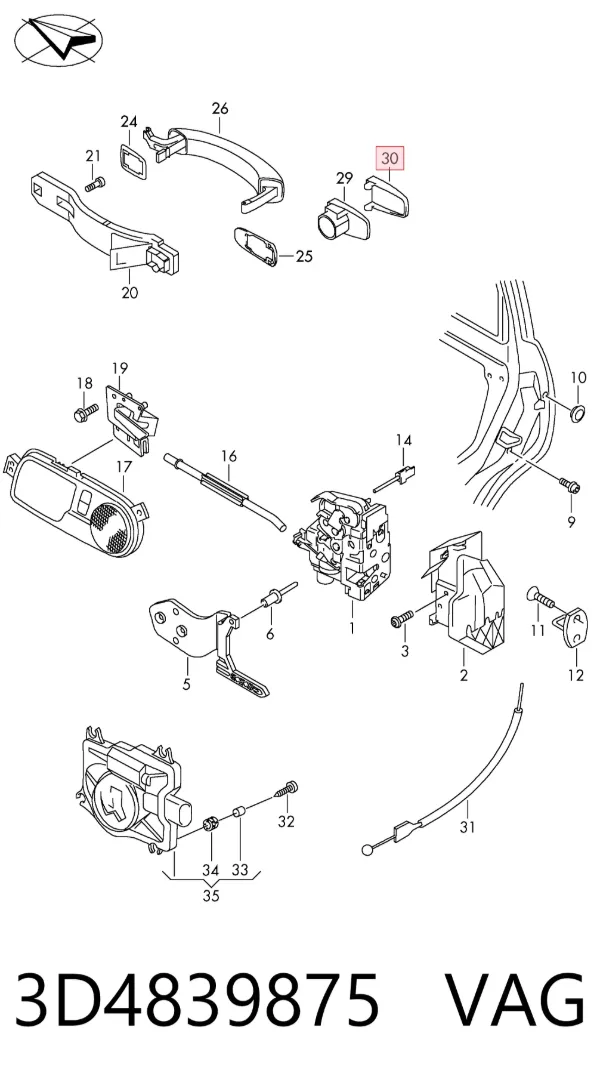  3D4839875 VAG