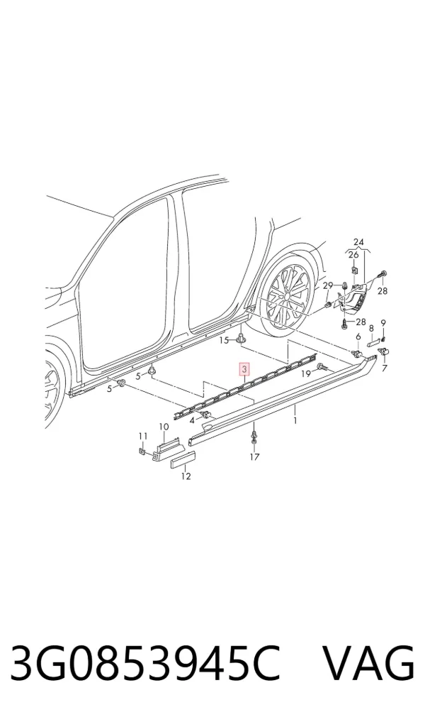  3G0853945C VAG