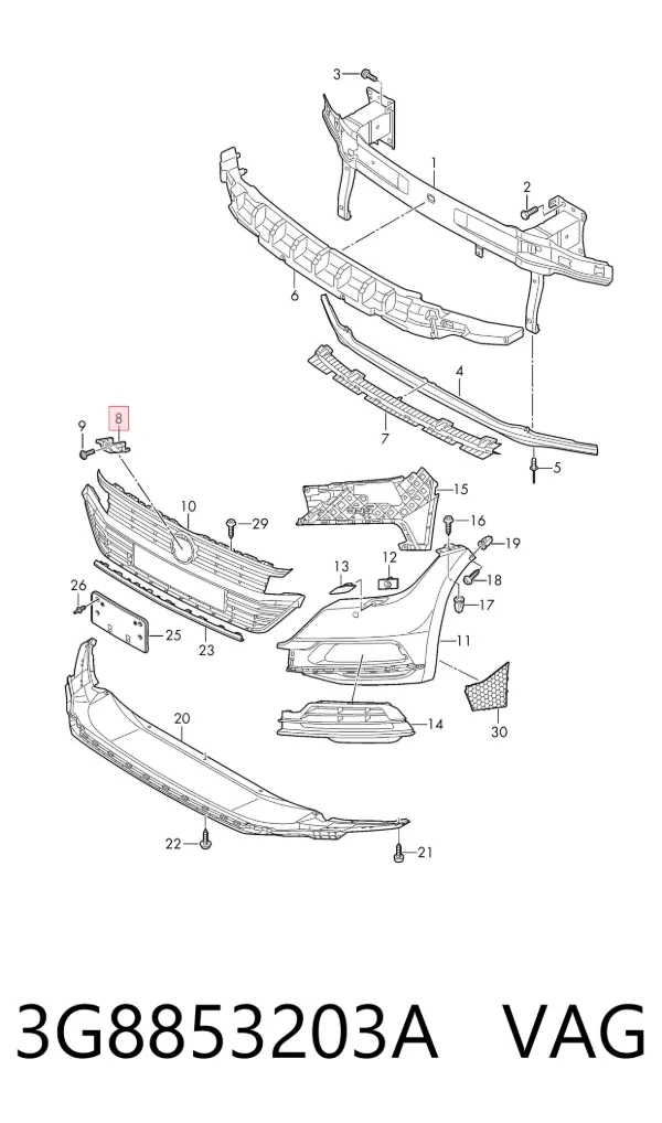  3G8853203A VAG