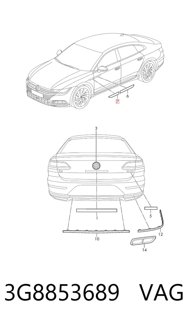  3G8853689 VAG