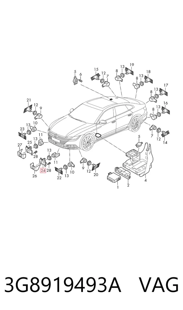  3G8919493A VAG