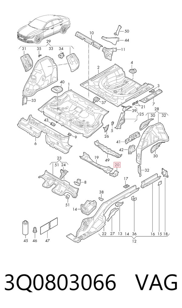  3Q0803066 VAG