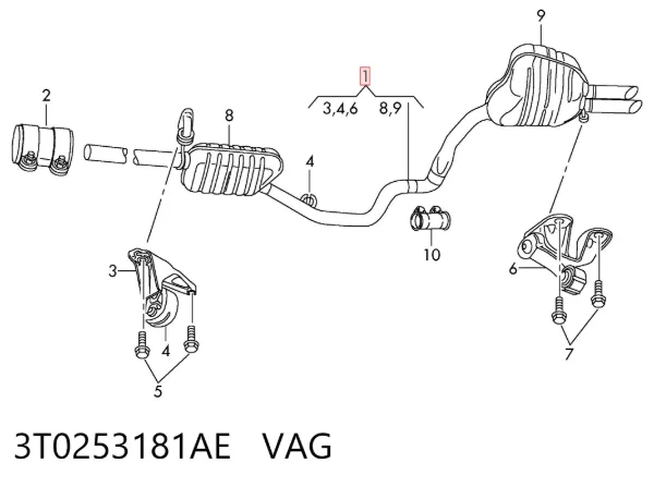  3T0253181AE VAG