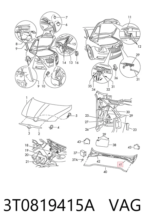  3T0819415A VAG