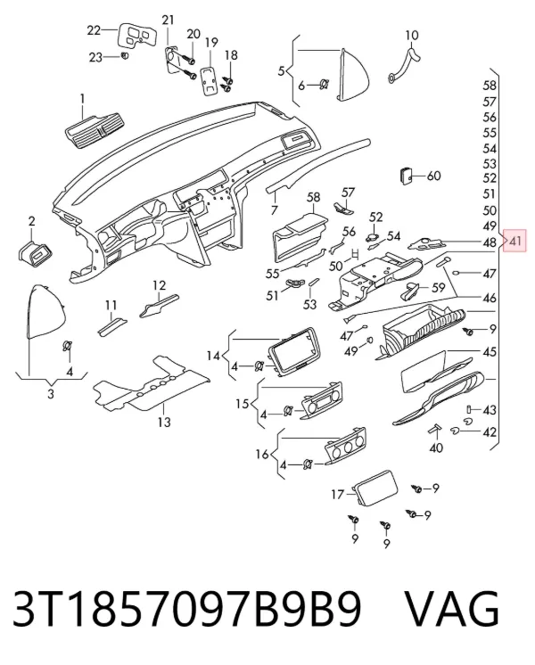  3T1857097B9B9 VAG