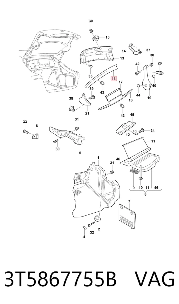  3T5867755B VAG