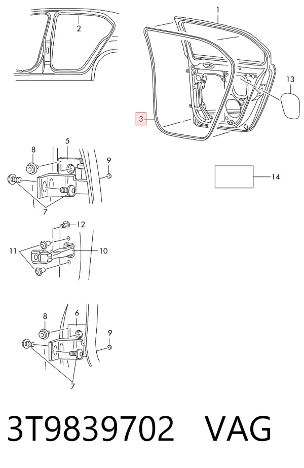  3T9839702 VAG