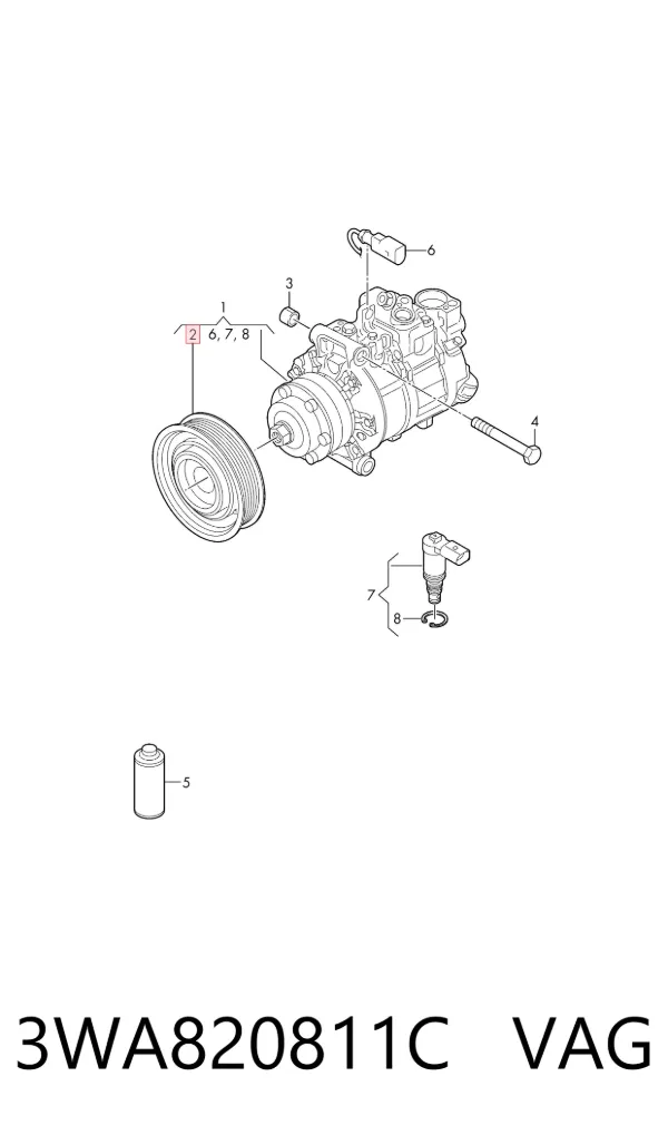  3WA820811C VAG