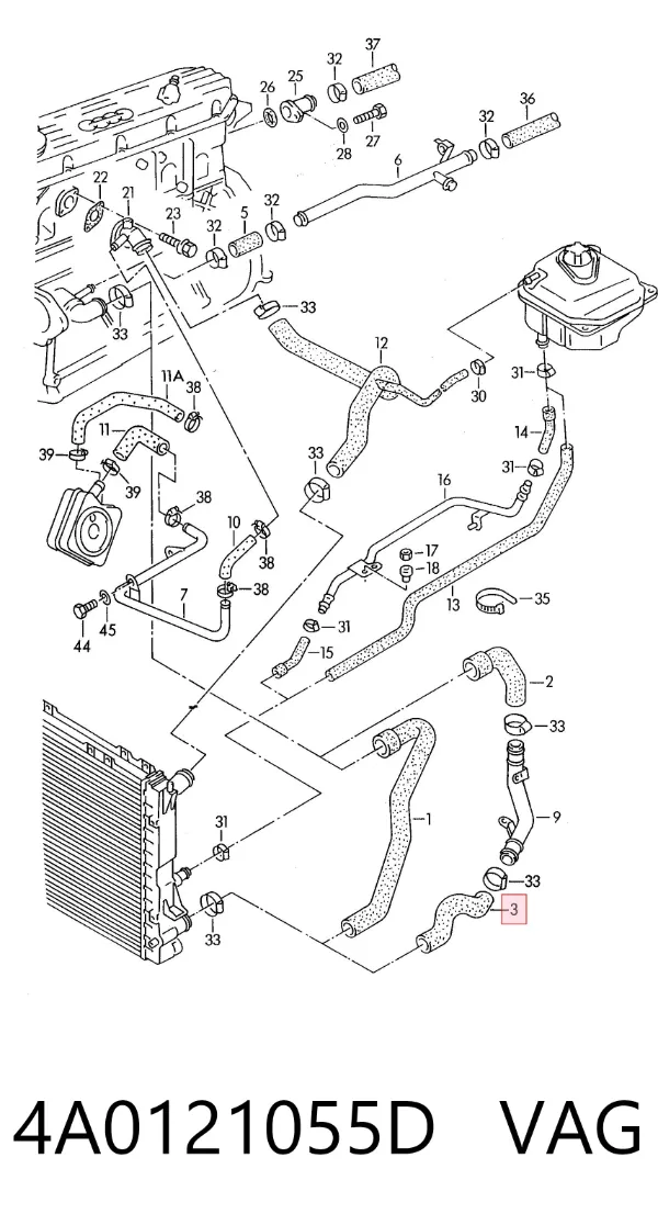  4A0121055D VAG