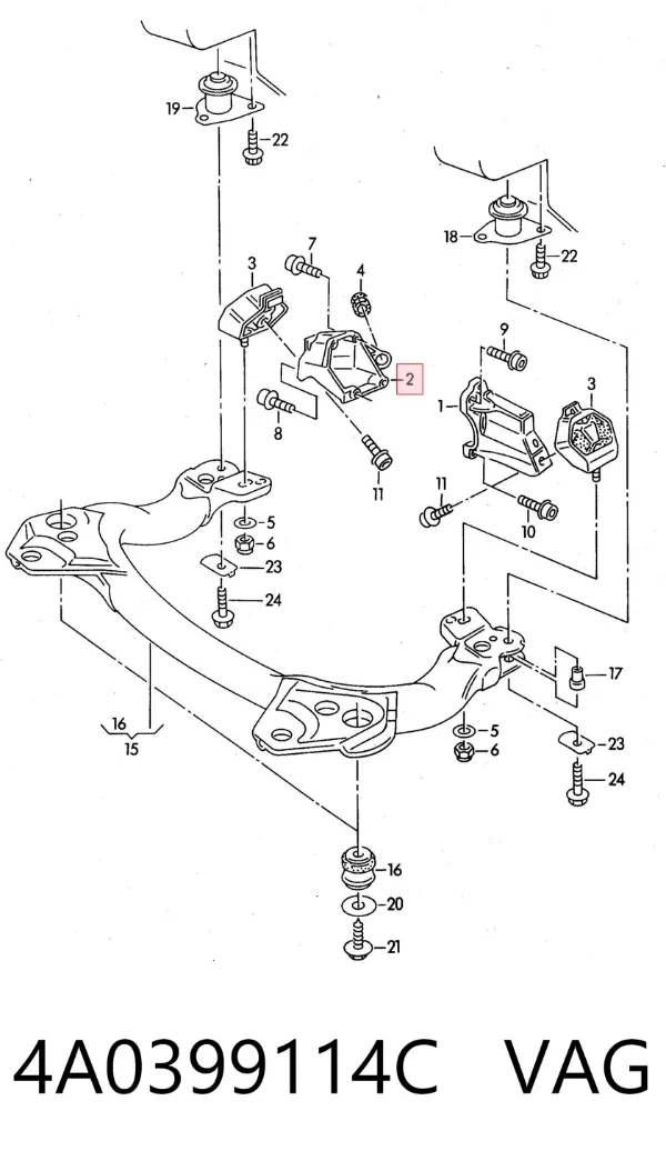  4A0399114C VAG