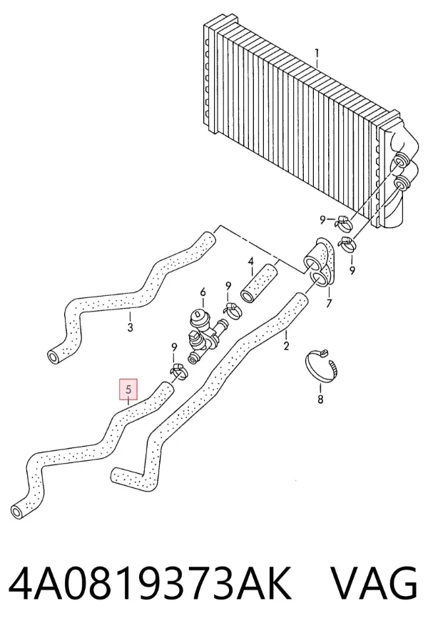  4A0819373AK VAG