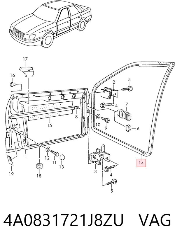  4A0831721J8ZU VAG